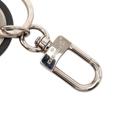 ルイ ヴィトン LVサークル キーリング バッグチャーム M67362 シルバー ブラック メタル レディース LOUIS VUITTON 【中古】