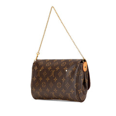ルイ ヴィトン モノグラム フェイボリットMM ハンドバッグ ショルダーバッグ 2WAY M40718 ブラウン PVC レザー レディース LOUIS VUITTON 【中古】