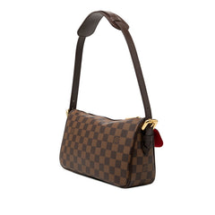 ルイ ヴィトン ダミエ ラヴェッロGM ショルダーバッグ N60006 ブラウン PVC レザー レディース LOUIS VUITTON 【中古】