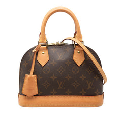 ルイ ヴィトン モノグラム アルマBB ショルダーバッグ ハンドバッグ 2WAY M46990 ブラウン PVC レザー レディース LOUIS VUITTON 【中古】