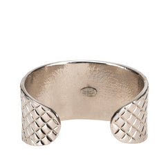 シャネル ヴィンテージ マトラッセ ココマーク バングル シルバー ゴールド メタル レディース CHANEL 【中古】