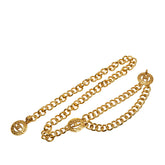 シャネル ヴィンテージ ココマーク チェーン ベルト ゴールド メッキ レディース CHANEL 【中古】