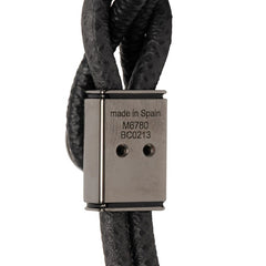 ルイ ヴィトン モノグラム エクリプス ループ イット ブレスレット M6780E ブラック シルバー PVC メタル メンズ LOUIS VUITTON 【中古】