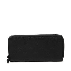 ルイ ヴィトン モノグラム トリヨン ジッピーウォレット ホリゾンタル 長財布 M11721 ブラック レザー メンズ LOUIS VUITTON 【中古】