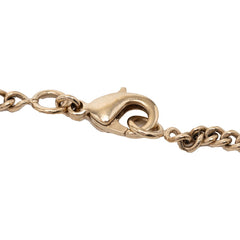 シャネル ココマーク ネックレス ゴールド メッキ ラインストーン レディース CHANEL 【中古】