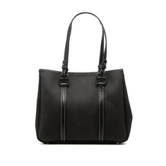サルヴァトーレフェラガモ ハンドバッグ トートバッグ D21 3425 ブラック キャンバス レザー レディース Salvatore Ferragamo 中古