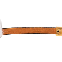 ルイ ヴィトン モノグラム セイ イエス ブレスレット サイズ17 M6758 ブラウン ゴールド PVC メッキ レディース LOUIS VUITTON 【中古】