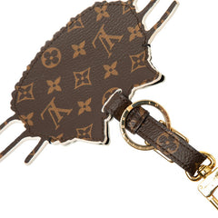 ルイ ヴィトン キャットグラム ポルトアドレス チャーム MP2282 グレー PVC レディース LOUIS VUITTON 【中古】