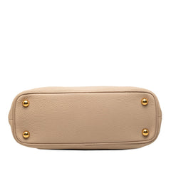 バーバリー ハンドバッグ ショルダーバッグ 2WAY ベージュ系 グレインカーフレザー レディース BURBERRY 【中古】