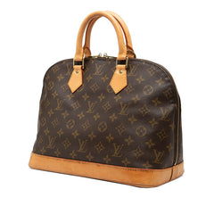 ルイ ヴィトン モノグラム アルマPM 旧型 ハンドバッグ ショルダーバッグ2WAY M51130 ブラウン PVC レザー レディース LOUIS VUITTON 中古