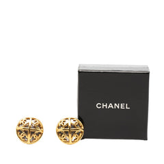 シャネル ヴィンテージ ココマーク イヤリング 93P ゴールド メッキ レディース CHANEL 【中古】