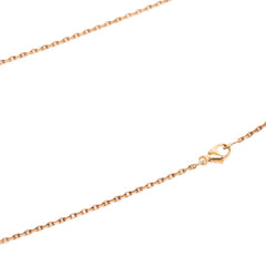 エルメス オーマイヨン シェーヌダンクル ネックレス ゴールド エトゥープ メッキ ヴォースイフト レディース HERMES 【中古】