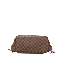 ルイ ヴィトン ダミエ ネヴァーフルMM トートバッグ ショルダーバッグ N41358 ブラウン PVC レザー レディース LOUIS VUITTON 【中古】