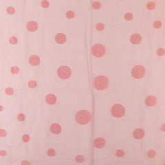 ディオール ロゴ スカーフ スクエアスカーフ ピンク シルク レーヨン レディース Dior 【中古】