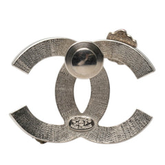 シャネル ココマーク てんとう虫 ブローチ シルバー ブラック レッド メタル エナメル レディース CHANEL 【中古】