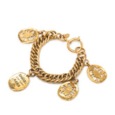 シャネル ロゴ ココマーク 31 RUE CAMBON PARIS ブレスレット ゴールド メッキ レディース CHANEL 【中古】