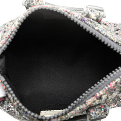 ルイ ヴィトン LVフェルト キーポルXS ハンドバッグ ショルダーバッグ 2WAY M80821 グレー フェルト レザー レディース LOUIS VUITTON 中古