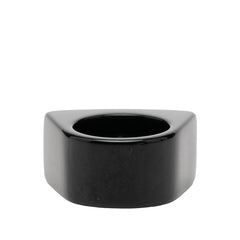 シャネル ココマーク リング 指輪 ブラック ブルー プラスチック レディース CHANEL 【中古】