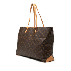ルイ ヴィトン モノグラム ウィルシャー GM トートバッグ ショルダーバッグ M45645 ブラウン PVC レザー レディース LOUIS VUITTON 【中古】