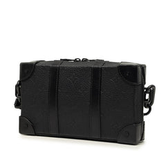 ルイ ヴィトン モノグラム トリヨン ソフトトランク ウォレット 斜めかけ ショルダーバッグ M80224 ノワール ブラック トリヨンレザー レディース LOUIS VUITTON 中古