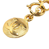 シャネル ヴィンテージ ココマーク チェーン ブレスレット ゴールド メッキ レディース CHANEL 【中古】