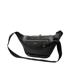 バレンシアガ スーパービジー ボディバッグ ウエストバッグ 703143 ブラック レザー レディース BALENCIAGA 【中古】