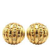 シャネル ココマーク ラウンド イヤリング ゴールド メッキ レディース CHANEL 【中古】