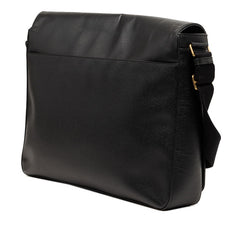 サンローラン ショルダーバッグ メッセンジャーバッグ 326859 ブラック レザー メンズ SAINT LAURENT 【中古】