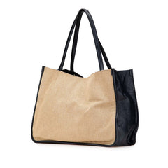 グッチ ホースビット トートバッグ ショルダーバッグ 623694 ベージュ ネイビー キャンバス レザー レディース GUCCI 【中古】