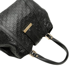 グッチ グッチシマ トートバッグ 233607 ブラック レザー レディース GUCCI 【中古】