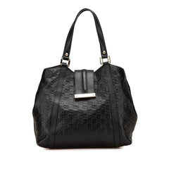 グッチ グッチシマ トートバッグ 233607 ブラック レザー レディース GUCCI 【中古】