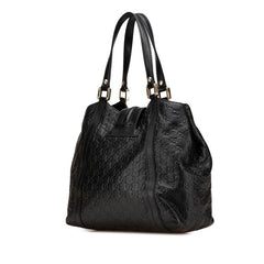 グッチ グッチシマ トートバッグ 233607 ブラック レザー レディース GUCCI 【中古】