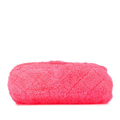 シャネル マトラッセ ココマーク チェーン ショルダーバッグ ピンク パイル レザー レディース CHANEL 【中古】