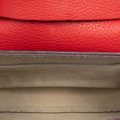 クロエ ドリュー 斜め掛け チェーン ショルダーバッグ レッド レザー レディース Chloe 【中古】