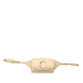 クロエ クロエC ボディバッグ ウエストバッグ ショルダーバッグ ベージュ レザー レディース Chloe 中古