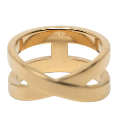 エルメス リュバン スカーフリング ゴールド メッキ レディース HERMES 【中古】