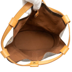 ルイ ヴィトン モノグラム ランドネPM ショルダーバッグ ボディバッグ M42243 ブラウン PVC レザー レディース LOUIS VUITTON 【中古】