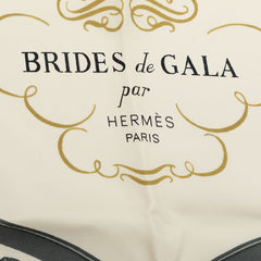 エルメス カレ90 BRIDES de GALA ブリッド ドゥ ガラ スカーフ ピンク マルチカラー シルク レディース HERMES 中古