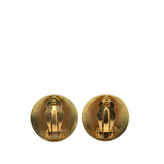 シャネル ヴィンテージ ココマーク イヤリング ゴールド ブラック メッキ レディース CHANEL 【中古】