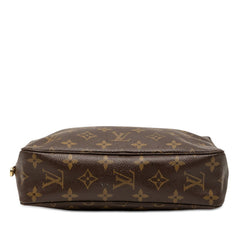 ルイ ヴィトン モノグラム トゥルース トワレット 23 ポーチ コスメポーチ M47524 ブラウン PVC レザー レディース LOUIS VUITTON 【中古】
