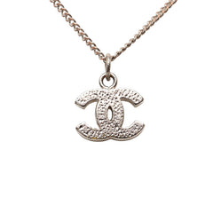 シャネル ココマーク ネックレス シルバー メタル ラインストーン レディース CHANEL 【中古】