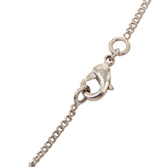 シャネル ココマーク ネックレス シルバー メタル ラインストーン レディース CHANEL 【中古】