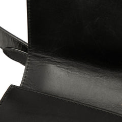 グッチ シェリーライン シルヴィ 斜め掛け ショルダーバッグ 421882 ブラック レザー レディース GUCCI 【中古】