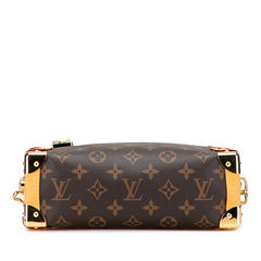 ルイ ヴィトン モノグラム サイドトランクMM ハンドバッグ ショルダーバッグ 2WAY M46358 ブラウン PVC レザー レディース LOUIS VUITTON 【中古】