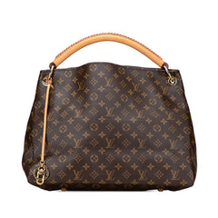 ルイ ヴィトン モノグラム アーツィーMM トートバッグ ショルダーバッグ M40249 ブラウン PVC レザー レディース LOUIS VUITTON 【中古】
