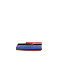 フェンディ ショルダーバッグ フォンホルダー 7AS120 レッド ブルー レザー レディース FENDI 中古