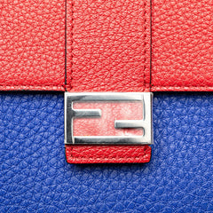 フェンディ ショルダーバッグ フォンホルダー 7AS120 レッド ブルー レザー レディース FENDI 中古