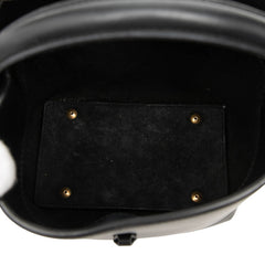 サンローラン LE37 ミニ ハンドバッグ ショルダーバッグ 2WAY 765870 ブラック ゴールド レザー レディース SAINT LAURENT 【中古】