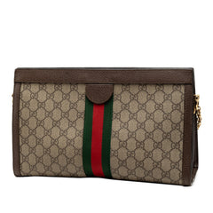 グッチ オフィディア GGスプリーム チェーンショルダーバッグ 503876 ベージュ マルチカラー PVC レザー レディース GUCCI 【中古】