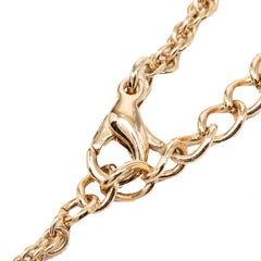 ディオール ヴィンテージ イヤリング ネックレス セット ゴールド ブラック メッキ ラインストーン レディース Dior 【中古】